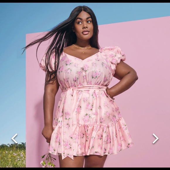 NWT LoveShackFancy x Target Cécile Puff Sleeve Dress - Picture 3 of 14